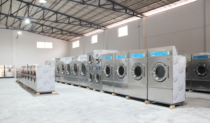 力净公司工业洗衣机部门新购进激光切割机